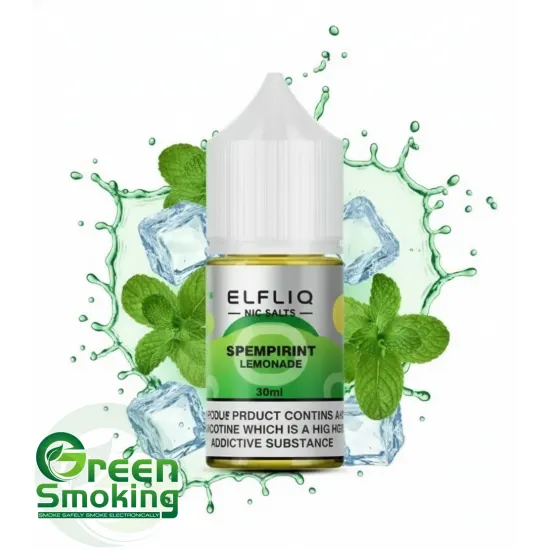 ELF BAR LIQ SaltNic 30ml - SPEARMINT LEMONADE | לימונדת מנטה