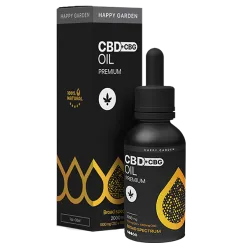 שמן סיבידי CBG & CBD HAPPY-GARDEN בקבוק 30מל 2000 מ"ג 