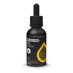 שמן סיבידי CBG & CBD HAPPY-GARDEN בקבוק 30מל 2000 מ"ג 