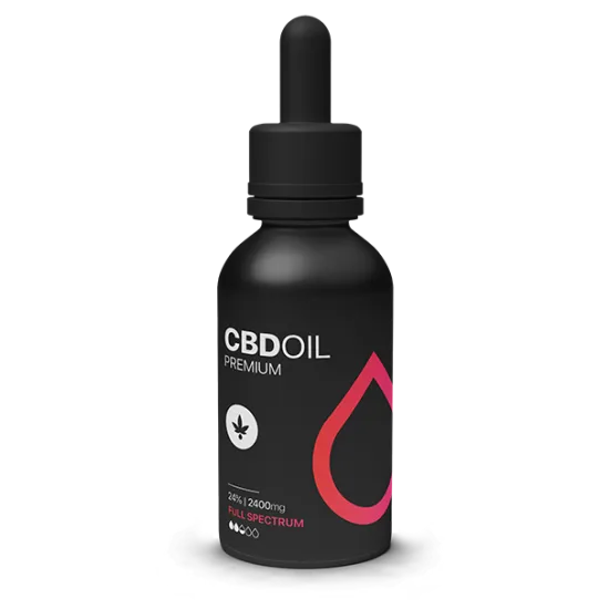 שמן סיבידי CBD HAPPYGARDEN בקבוק 10מל 2400 מ"ג 24% Full Spectrum