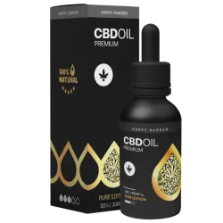 שמן סיבידי CBD HAPPY-GARDEN בקבוק 10מל 3000 מ"ג 30% Isolate 
