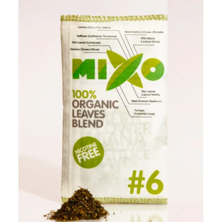 תערובות תחליף טבק אורגנית | מיקסו ירוק| MIXO GREEN