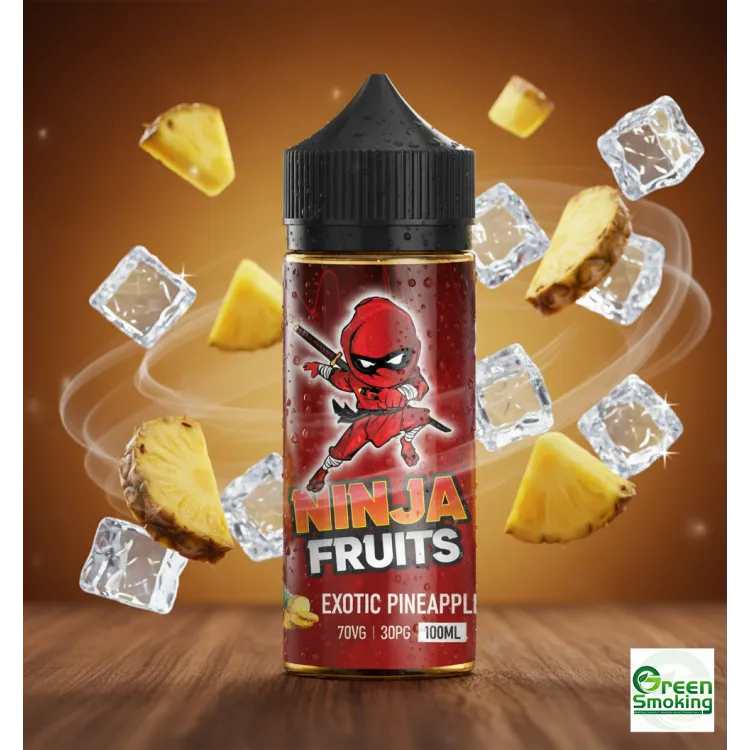 Ninja Fruits - EXOTIC PINEAPPLE ICE 100ML | אננס אקזוטי אייס
