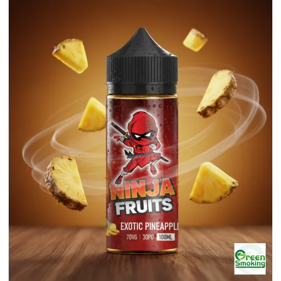 Ninja Fruits - EXOTIC PINEAPPLE 100ML | אננס אקזוטי