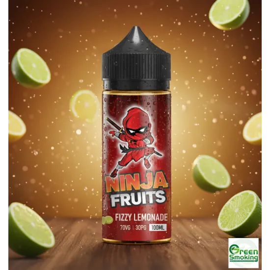 Ninja Fruits  - FIZZY LEMONADE 100ML | לימונדה רעננה