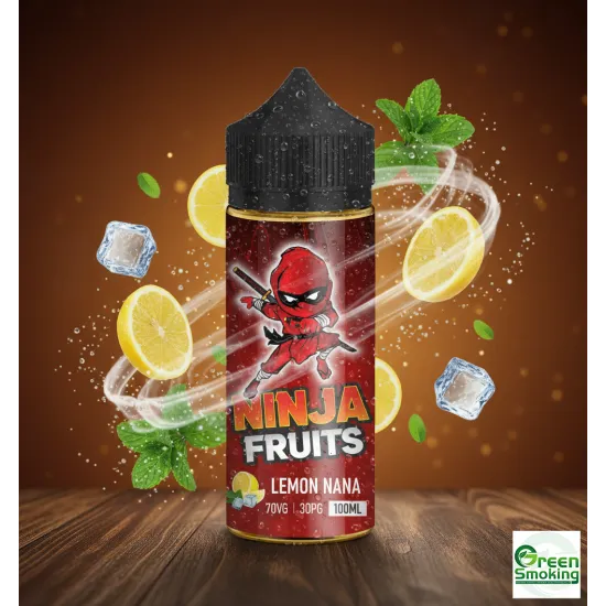 Ninja Fruits - LEMON NANA 100ML | לימונענע