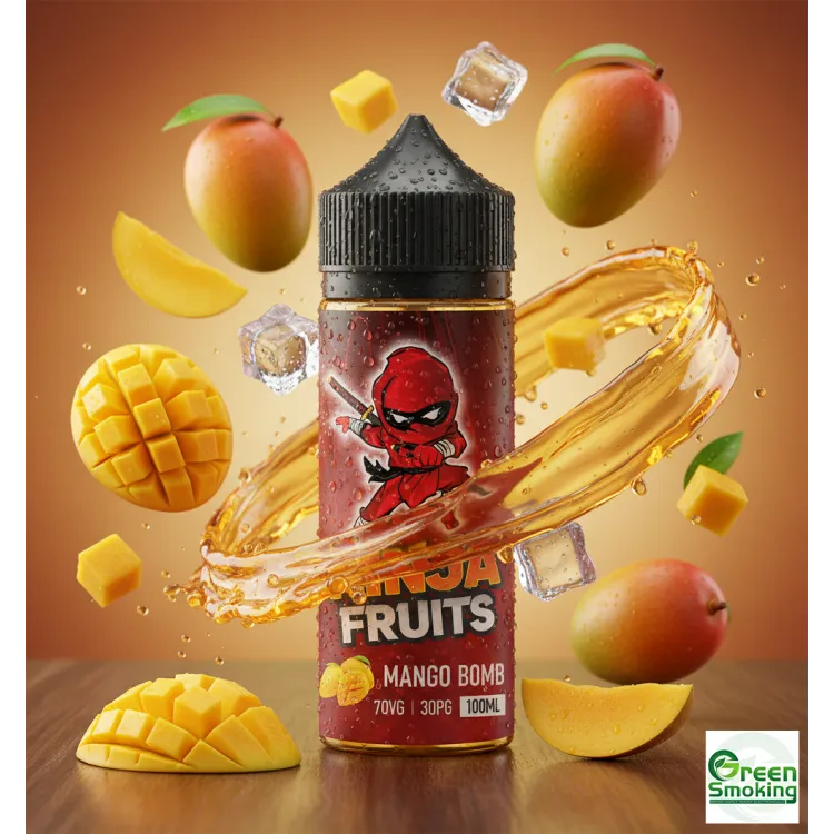 Ninja Fruits - MANGO BOMB ICE 100ML | מנגו בומב אייס  