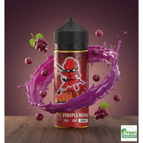 Ninja Fruits  - PURPLE BOMB 100ML |ענבים 