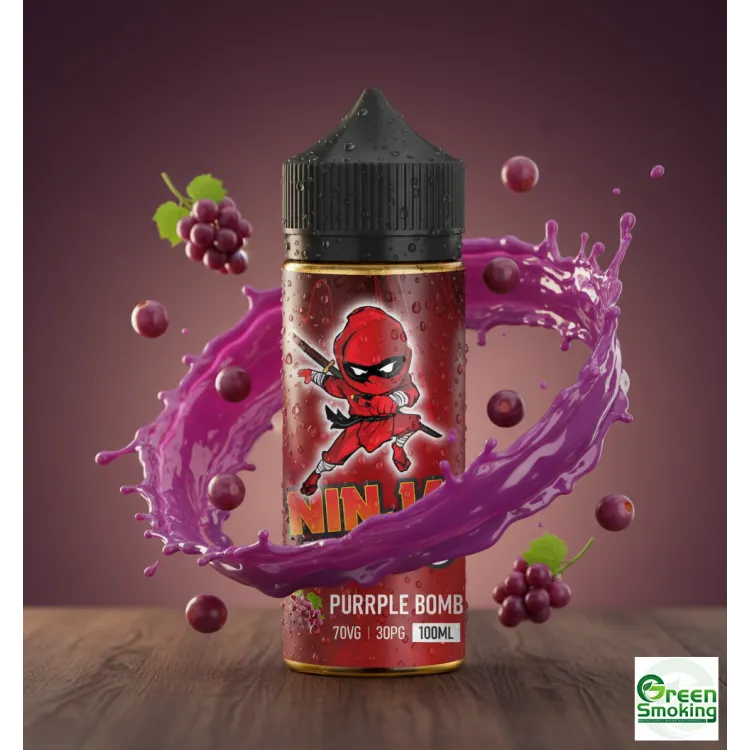 Ninja Fruits  - PURPLE BOMB 100ML |ענבים 