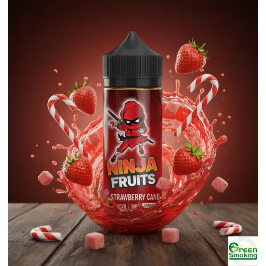 Ninja Fruits  - STRAWBERRY CANDY 100ML |סוכריית תות
