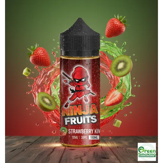 Ninja Fruits  - STRAWBERRY KIWI 100ML |תות קיוי