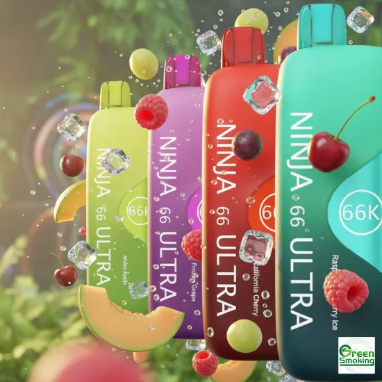 Ninja ULTRA 66000 Disposable | סיגריה חד פעמית 66000 שאיפות נינג'ה אולטרה 