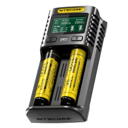 Nitecore UMS2 מטען סוללות מהיר שני ערוצים