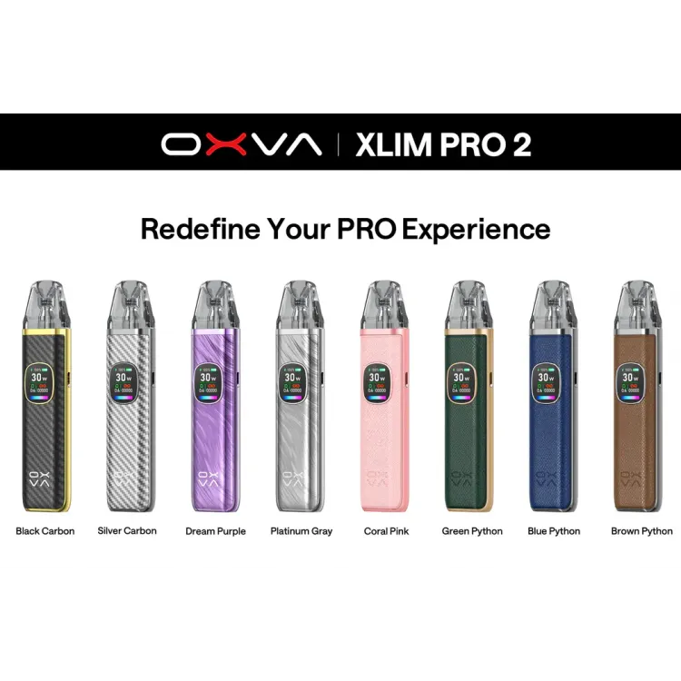 OXVA XLIM PRO 2 1300MAH POD SYSTEM | אוקבה איקס סלים פרו 2 OXVA XLIM PRO 2 1300MAH POD SYSTEM | אוקבה איקס סלים פרו 2