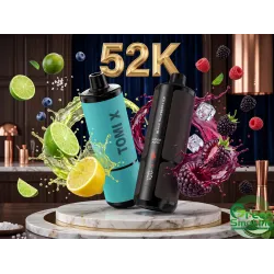 סיגריה חד פעמית טומי איקס 52,000 שאיפות | Tomi X 52000 Puffs Vape