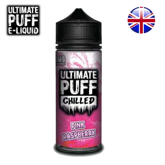 UltimatePuff - Pink Raspberry Chilled 120ml| פטל אדום קריר| פאף 120מל 