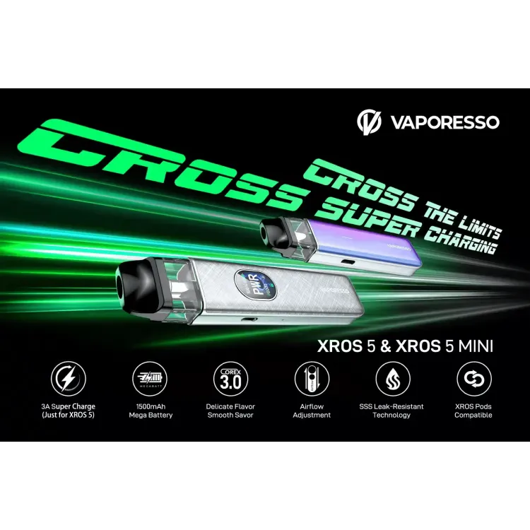 Vaporesso XROS 5 30W Pod System | וואפורסו אקרוס 5